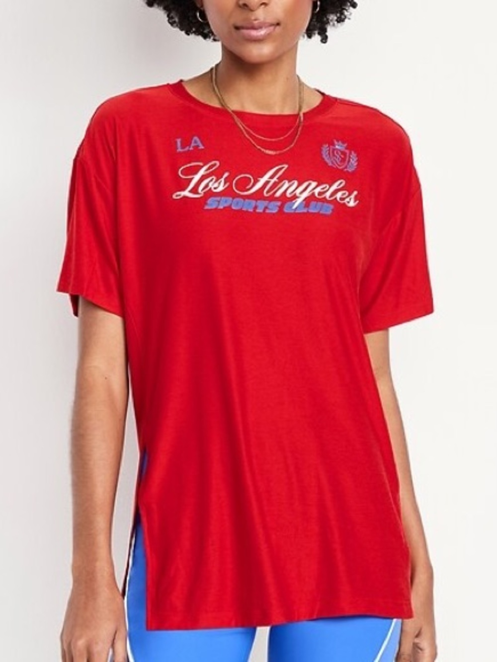 Old Navy Active CloudMotion ‘Los Angeles Sports Club’ Red Graphic Tee, XS